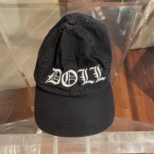 Black & white DOLL baseball cap